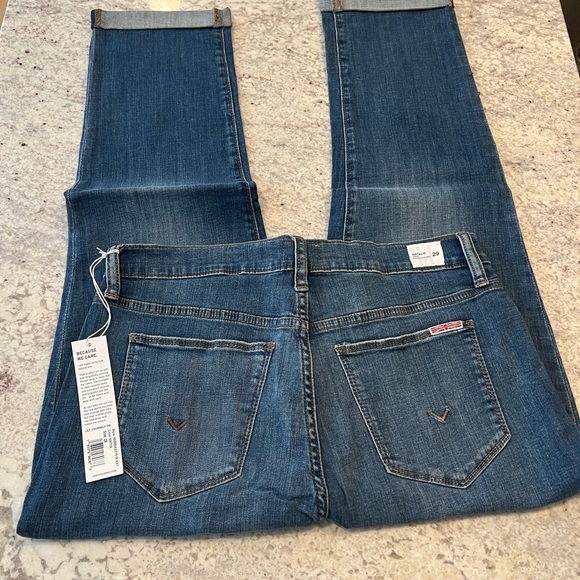 Hudson Women's Natalie Midrise Slim Boyfriend Crop‎ Jeans - NWT - Size 29 - Picture 8 of 9